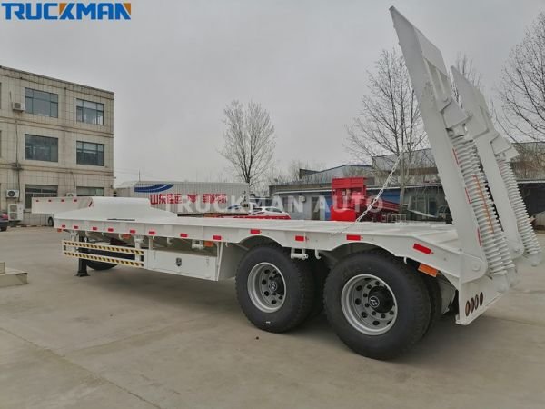 2 Axle Low Bed Trailer para venda