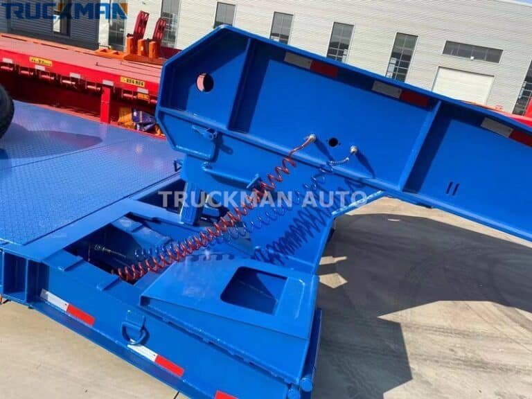 Caraterística do chassis do contentor de 40 pés com pescoço de ganso