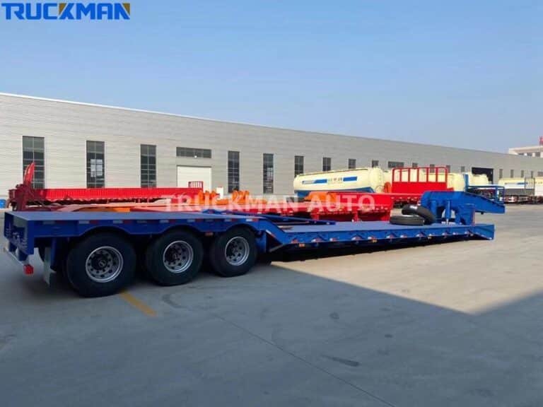 40FT Gooseneck Trailer Chassis Aplicação Indústria