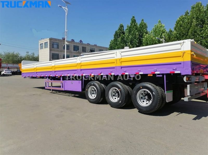 60 Ton Reboque de parede lateral para venda-Reboque de parede lateral