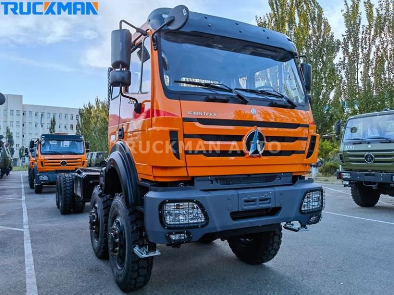 BEIBEN 420HP frente em grande plano - Truckman Automobile