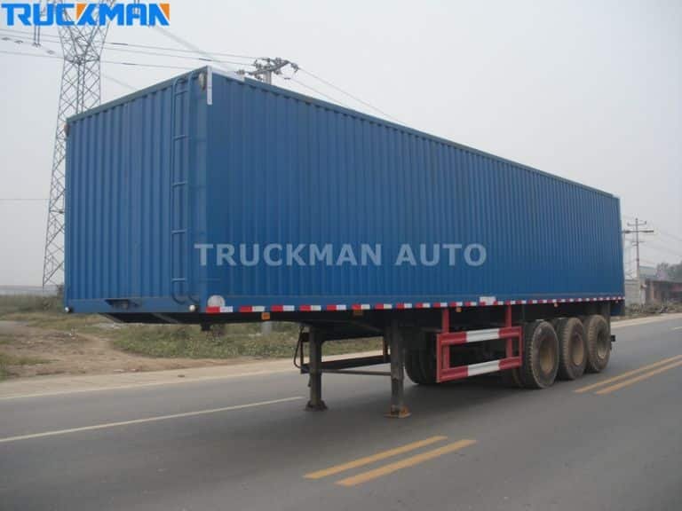 reboque de furgão com uma área de carga fechada, adequado para proteger as mercadorias das condições climatéricas - Truckman Automobile