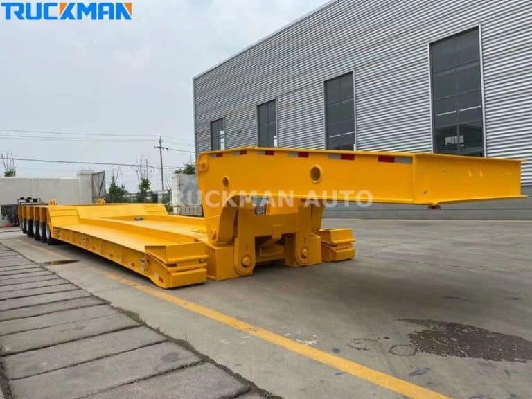 Semi reboque Flatbed Transportar cargas de grandes dimensões-Truckman Automobile'