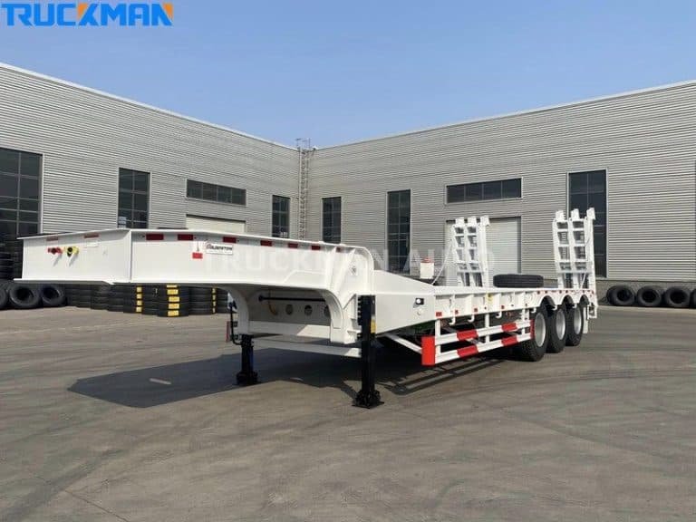 Os semi-reboques de caixa aberta da Truckman Automobile foram concebidos para transportar cargas de grandes dimensões.