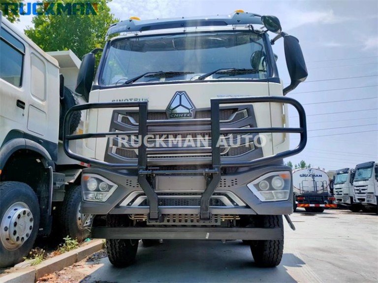 Caminhão basculante SINOTRUK HOWO 50 Toneladas 380HP para-choques militar