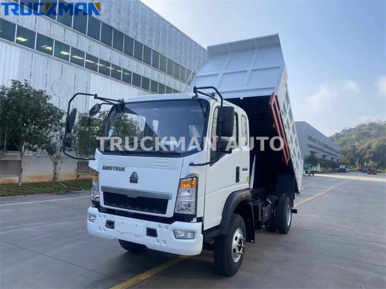 SINOTRUK 4x2 5 Tons Caminhão basculante