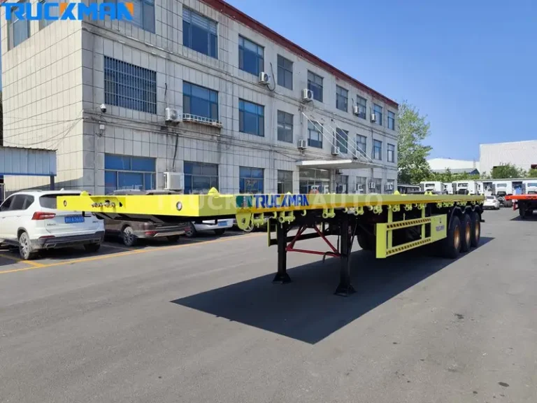 Reboque Flatbed para contentores