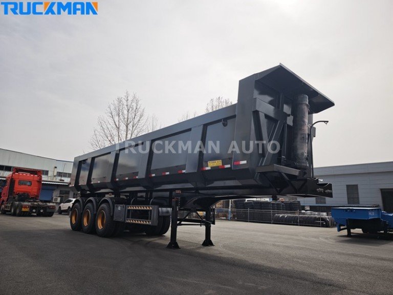 3 eixos 80 Ton Dump Trailer