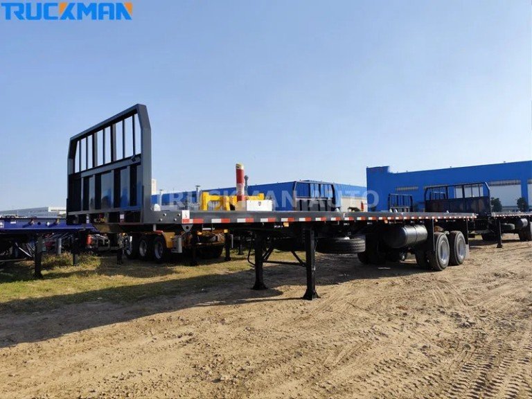 2 eixos 40T Flatbed Semi Trailer para venda