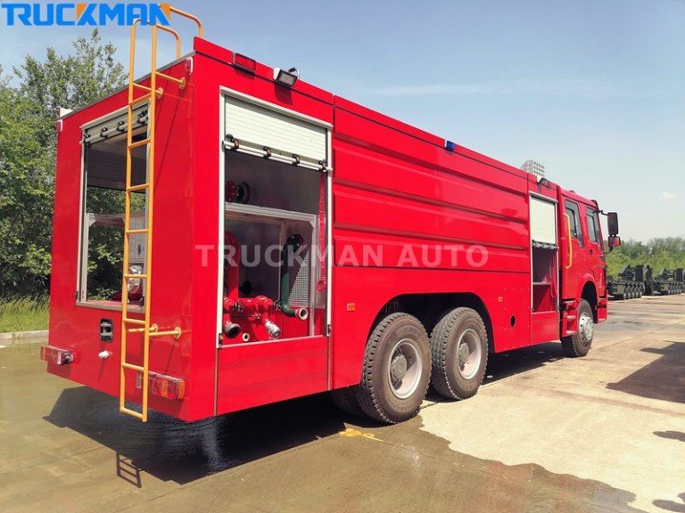 Caminhão de bombeiros HOWO 6X4 rodas