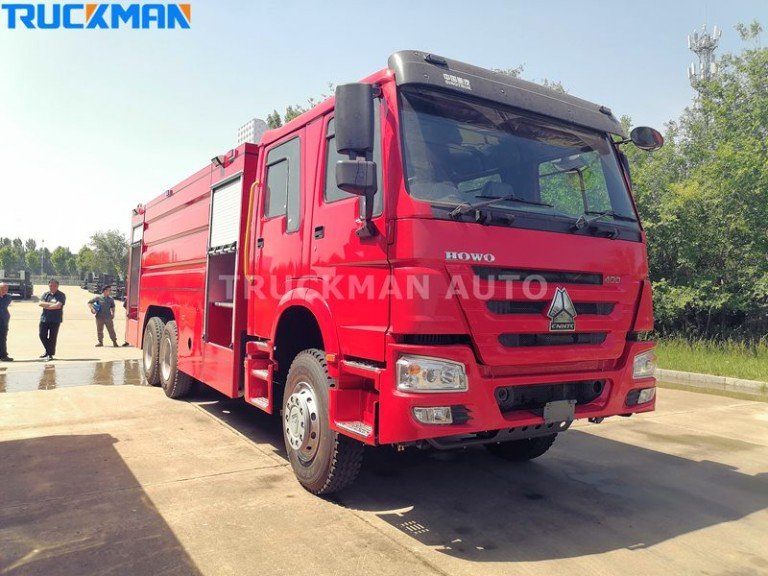 Caminhão de bombeiros HOWO 400HP 10 rodas