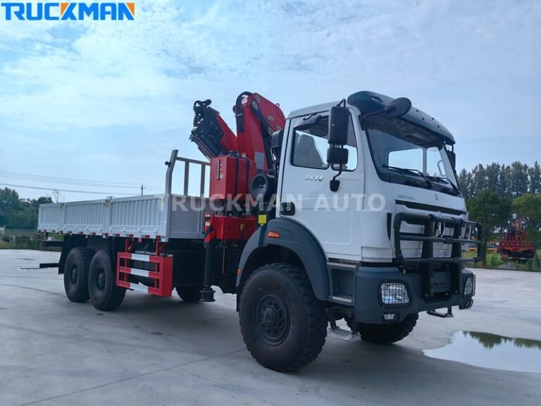 Guindaste montado em caminhão BEIBEN 6x4