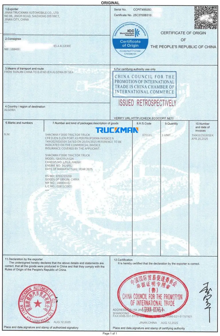 Certificado CO