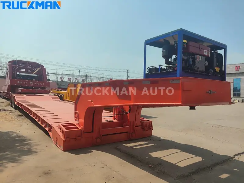 Reboque Semi Lowboy de 70 Toneladas